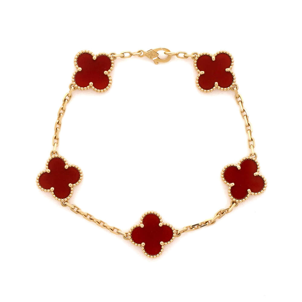 Van Cleef & Arpels Vintage Alhambra 5 Motifs Bracelet